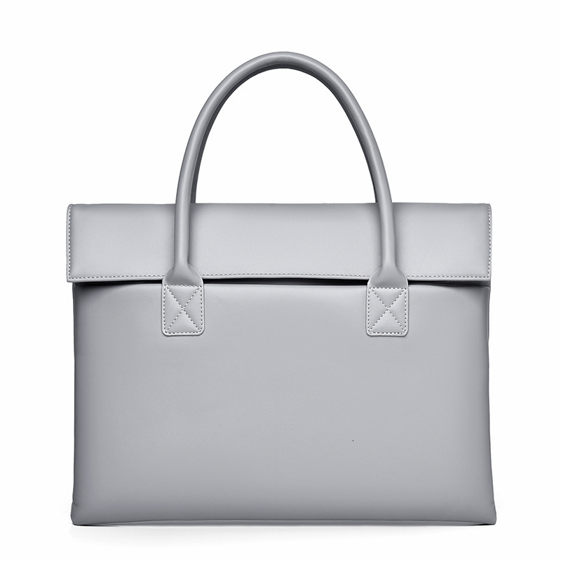 2025 cross-border new laptop bag inch PU fabric commuting multifunctional briefcase designer bag women's handbag shoulder bag