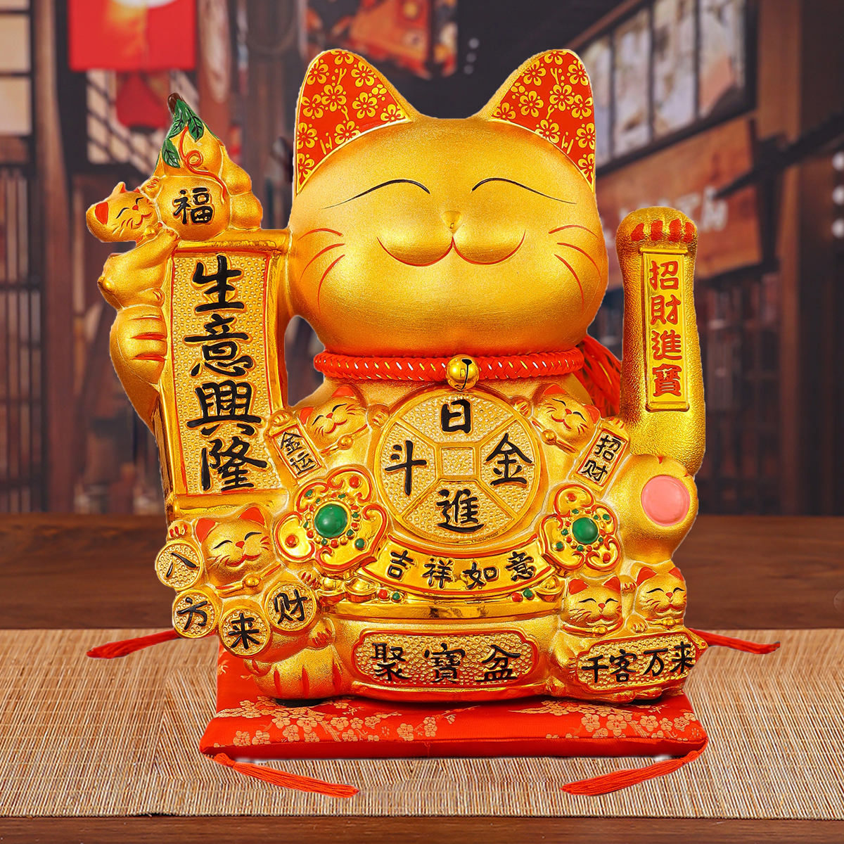 Durable Ceramic Automated Cat Figure - An Elegant Home Decor & Thoughtful Gift Timeless Craftsmanship with China Clayware Appeal