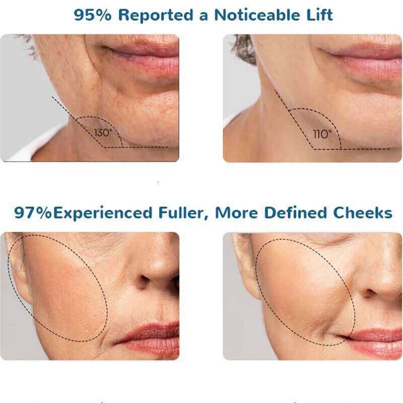 Red Blue Light Vibration Facial Massager Beauty Lifting Device Tighten Wrinkle Removal Hot Cool Face Skin Care