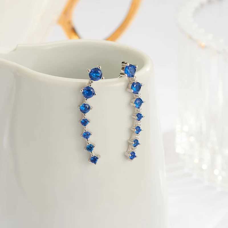 REETI New High Quality Super Shiny Zircon 925 Sterling Silver Earrings for Women Jewelry Wholesale Gift Ear Row XJ250718