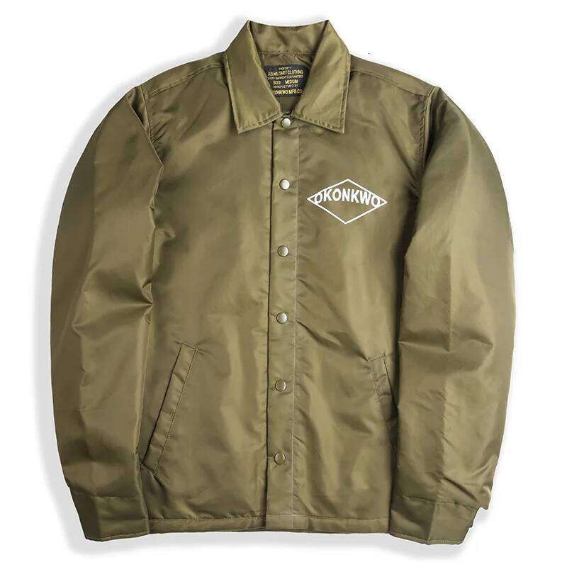 OKONKWO Thickened Quilted Waterproof Windbreaker Men's And Women's Printed Baseball Jacket