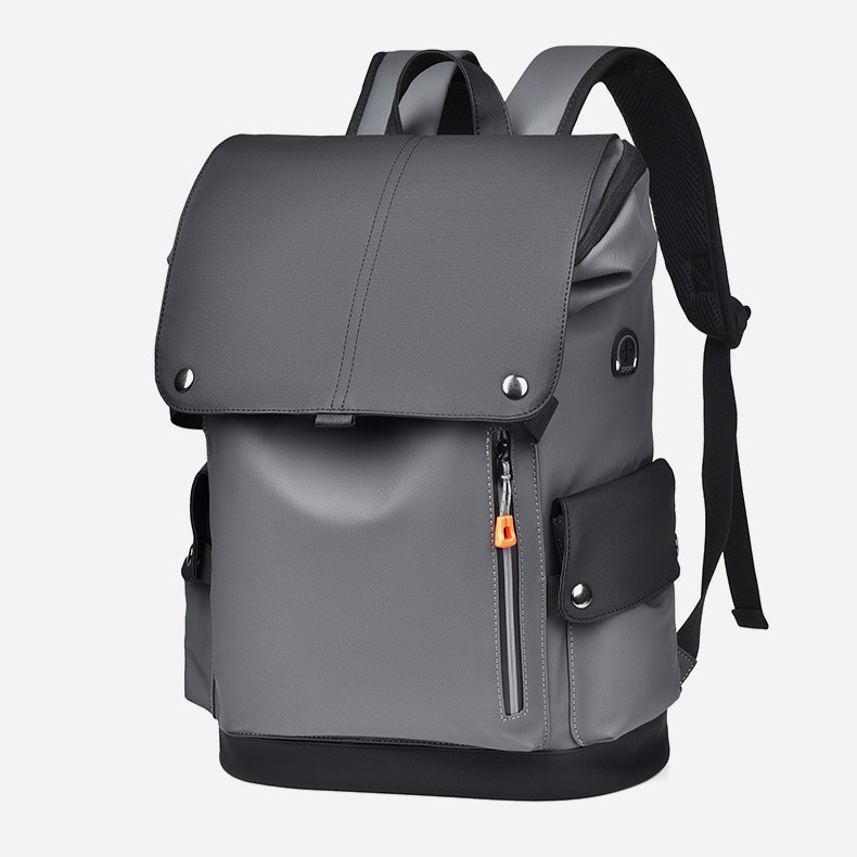 Free Shipping Designer Luxury New Business Backpack Men's Double Shoulder Bag Large Capacity Travel Laptop Bag Work Functional Bag Trendy PU Leat