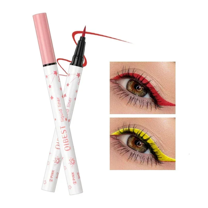 Ultra Fine Liquid Eyeliner Waterproof Colored Eyeliner Pencil Long-Lasting Eye Liner Pen Quick-Dry No Blooming Cosmetics Tool 250717