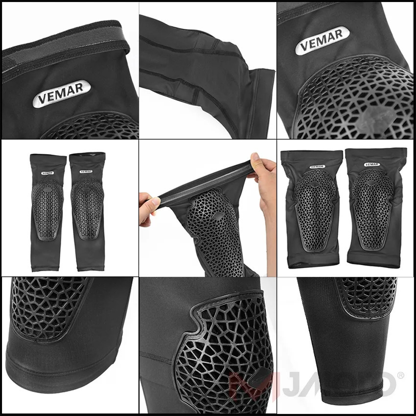 Vemar Summer Motorcycle Knee Pads Mtb Cycling Protection Mountain Bike Elbow Protector Bmx Dh Atv Motocross 250708