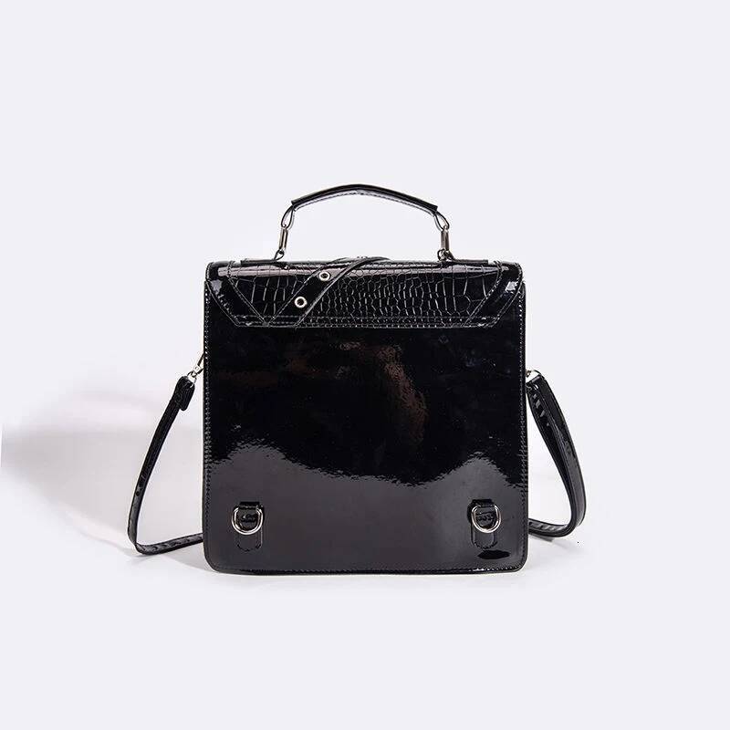 Gothic Style Girls Lolita Minimalist Backpacks Satchels,Students School Love Pendant Transparent HandBags Itabags high-quality