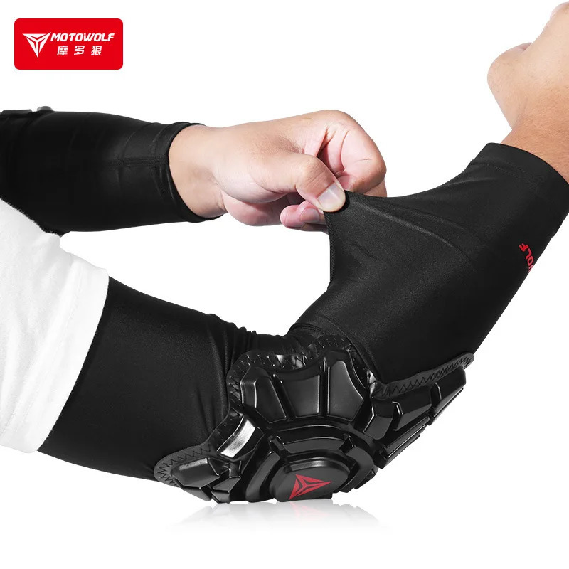 Motowolf Summer Motorcycle Knee Pads MX MTB Articulated Motocross Brace Motorcyclist Elbow Protection Equipment 250708