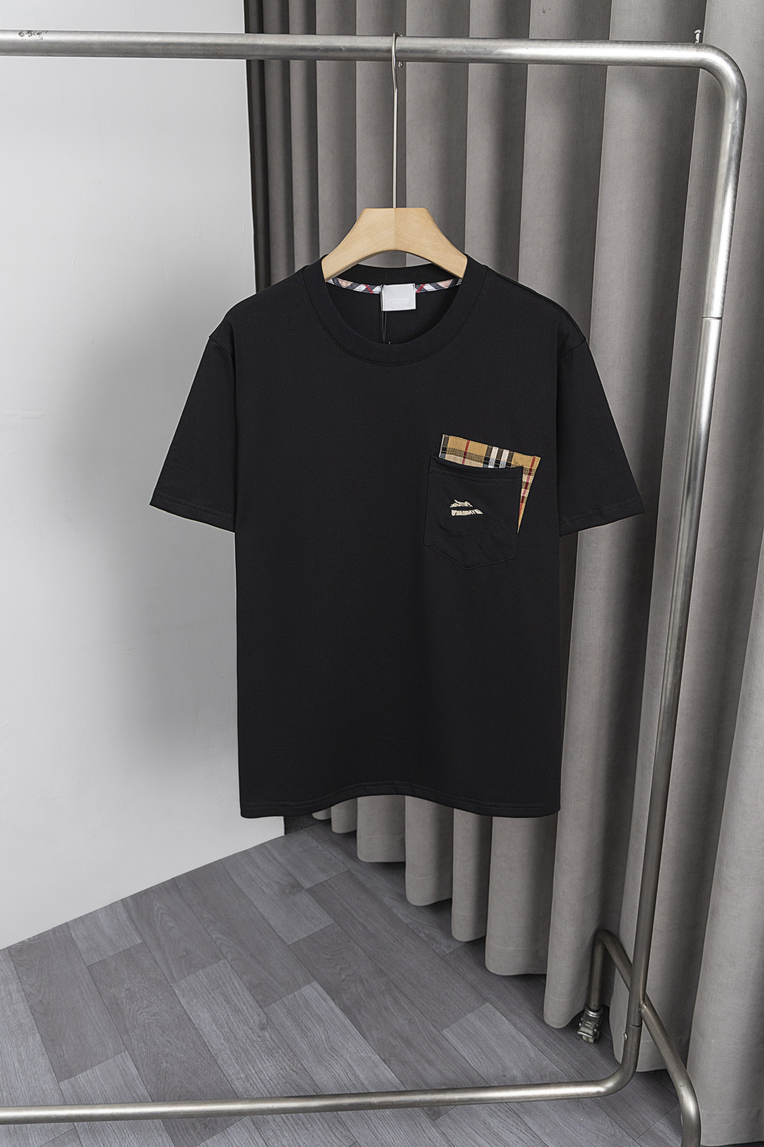 Fashion brand light familiar wind men's fashion stitching sweater long sleeve 2025 new spring and autumn leisure round neck T-shirt Size M---4XL