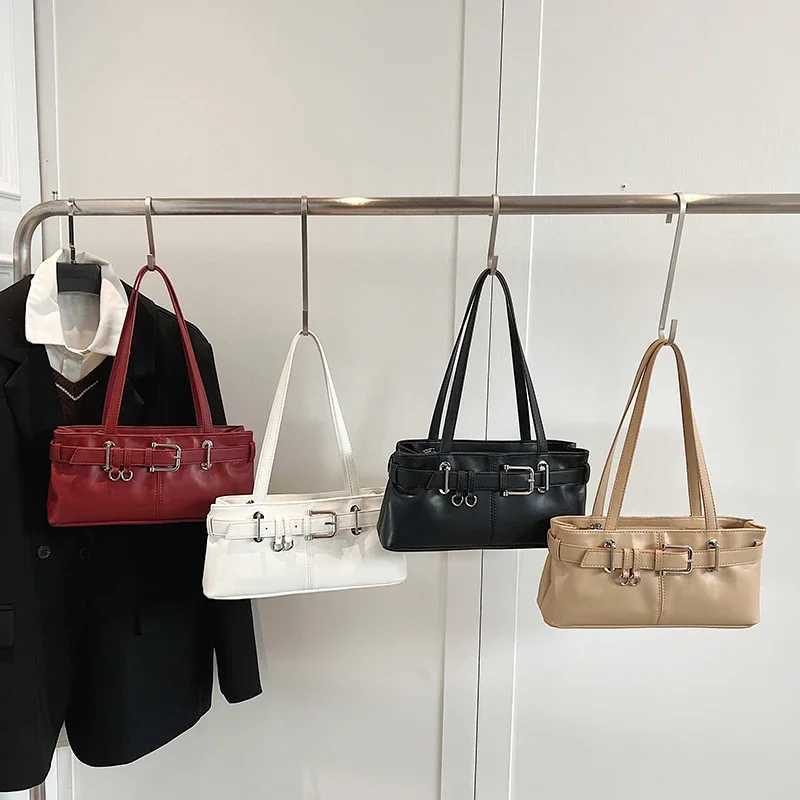 Leftside Small PU Leather Solid Color Underarm Bags for Women 2025 Y2K Ladies Shoulder Bag Femmes Handbags and Purses Tote Bag Y250718