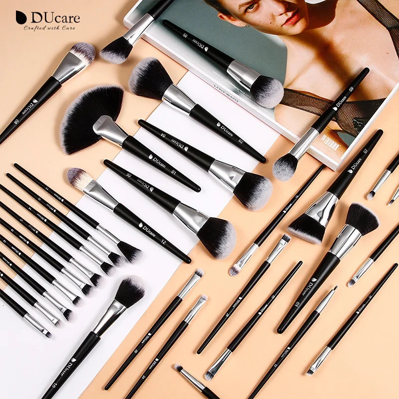 DUcare Professional Makeup Brush Set 1032Pc Brushes Kit Synthetic Hair Foundation Power Eyeshadows Blending Beauty Tools 250716