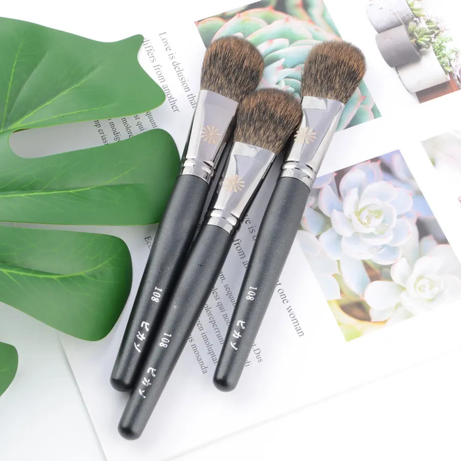 1pc P108 Squirrel hair Blush Makeup brushes shadow contour Blush sculpting Make up brush cosmetic tools High quality 250716