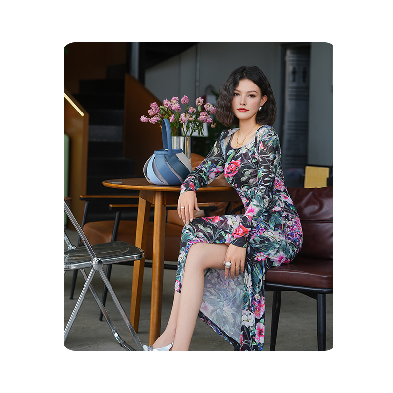 HZHJ New Original Design Spring Garden Set Light Luxury Luxury Luxury Luxury Family Show Commuter