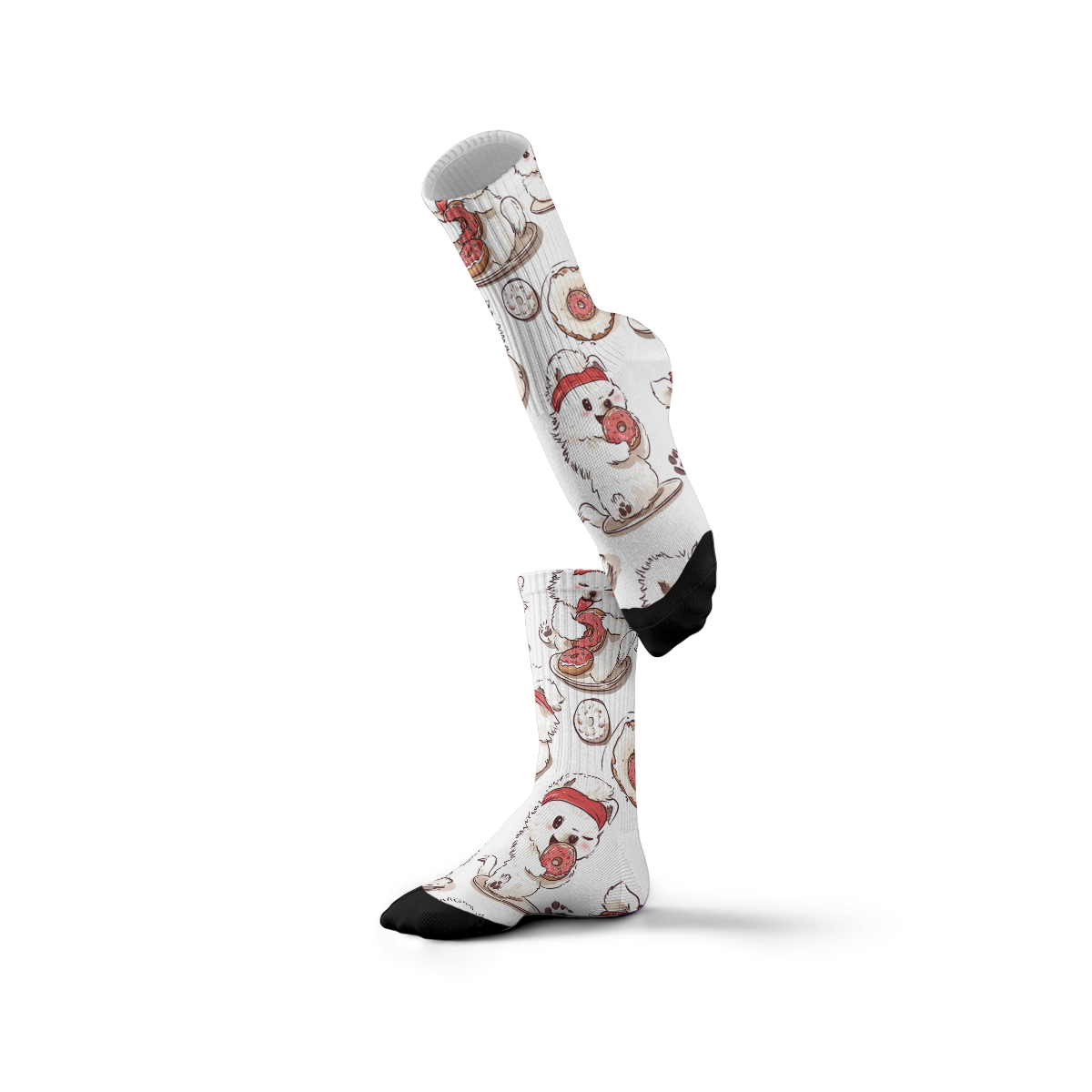 Cute Donut - Loving Pets Unisex Tube Sock C065