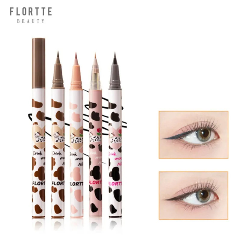 Flortte Liquid Eyeliner Lying Silkworm Pen Matte Shadow Long-lasting Waterproof Quick-dry Pen Glitter Eye Makeup Beauty Tool 250716