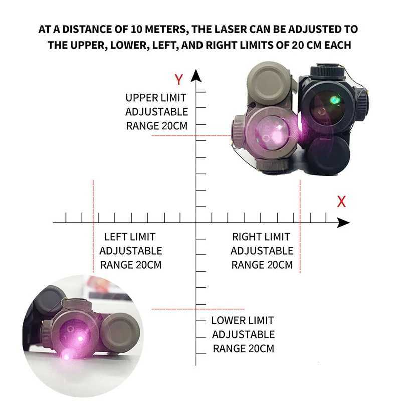 Metal IR Green Laser PERST-4 Aiming Laser Sight Tactical Flashlight Dual Output w/ KV-D2 Switch Weaponlight for HuntingXJ250718