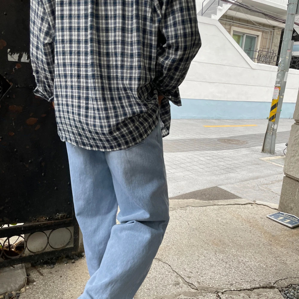 Oversized Korean Style Loose Long Sleeve ShirtMens Thin Coat INS Plaid ShirtUnisexOutdoor Camping Casual Top 250717