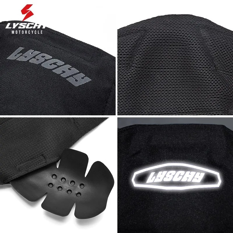 LYSCHY Motorcycle Knee Pads Summer Breathable Protective Motocross Kneepad Night Reflective Motorbike Racing Guards Protection 250708