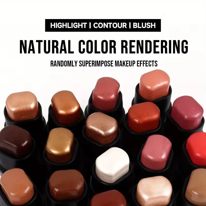 Moisturizer Contour Concealer Foundation Waterproof Face Corrector Full Cover Dark Circles Contour Stick Primer Pen Cosmetics 250717