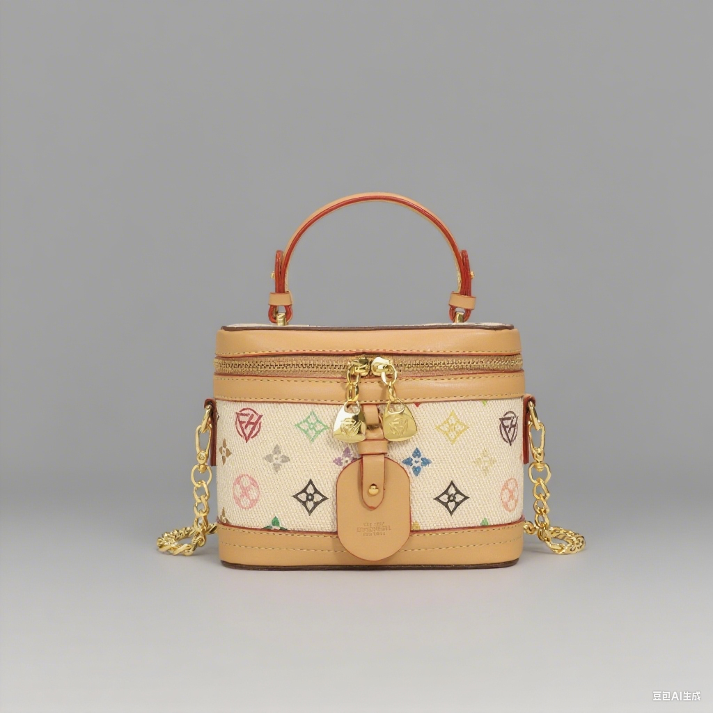 Designer Luxury Vintage Small Box Bag Women's High Handbag Crossbody Zipper Closure Top Fashion