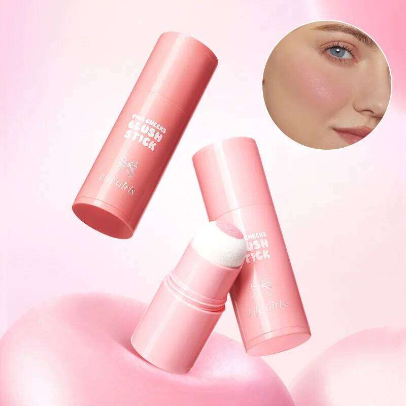 Life Girls Pink Two Cheek Wonder System Woman, Non-Slip Straight Makeup, Low-Pressing Expansion Sponge Bong, Corrects Korean Face to