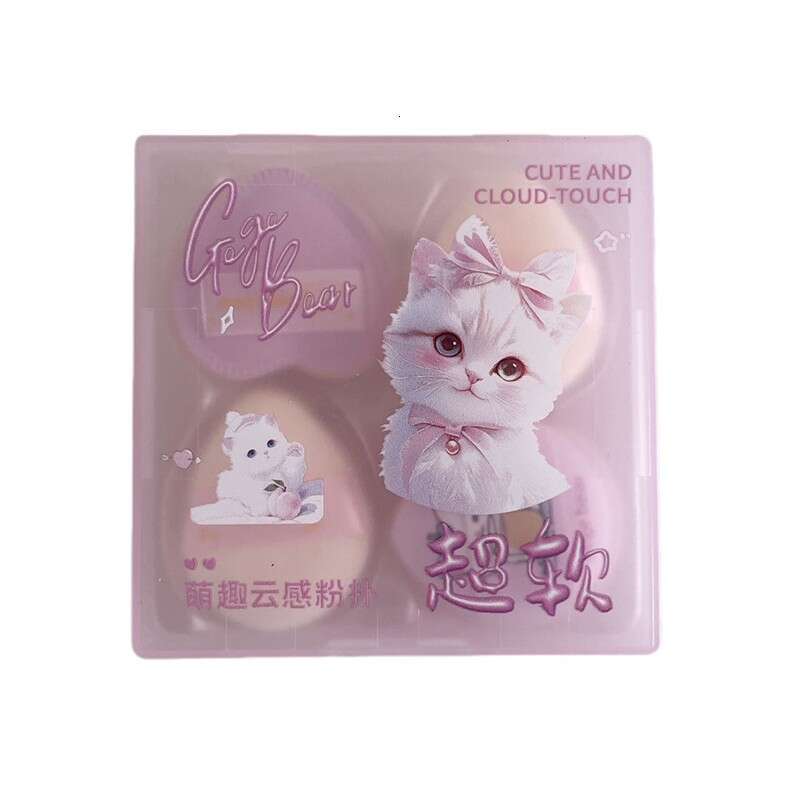 Gegebear Cute Cloud Thumb Powder Puff Highlighter Brightening Blush Dual-use Dry and Wet Flocked Cushion Makeup X250719
