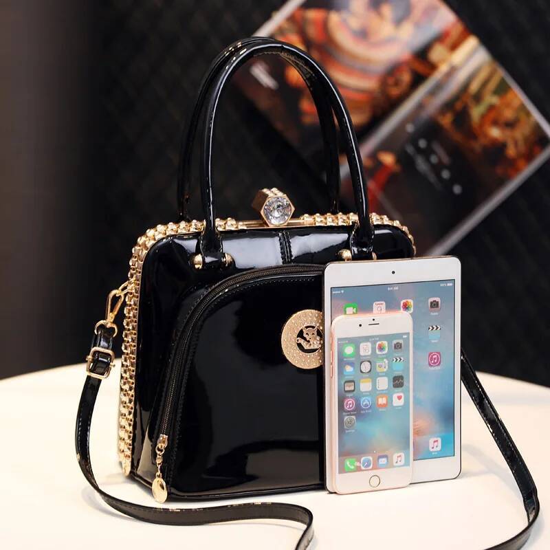 Fashion Dias Women's Handbags Female Genuine Leather Small Crystal Cosmetic Evening Bag Portable Shoulder Messenger Bags high-quality