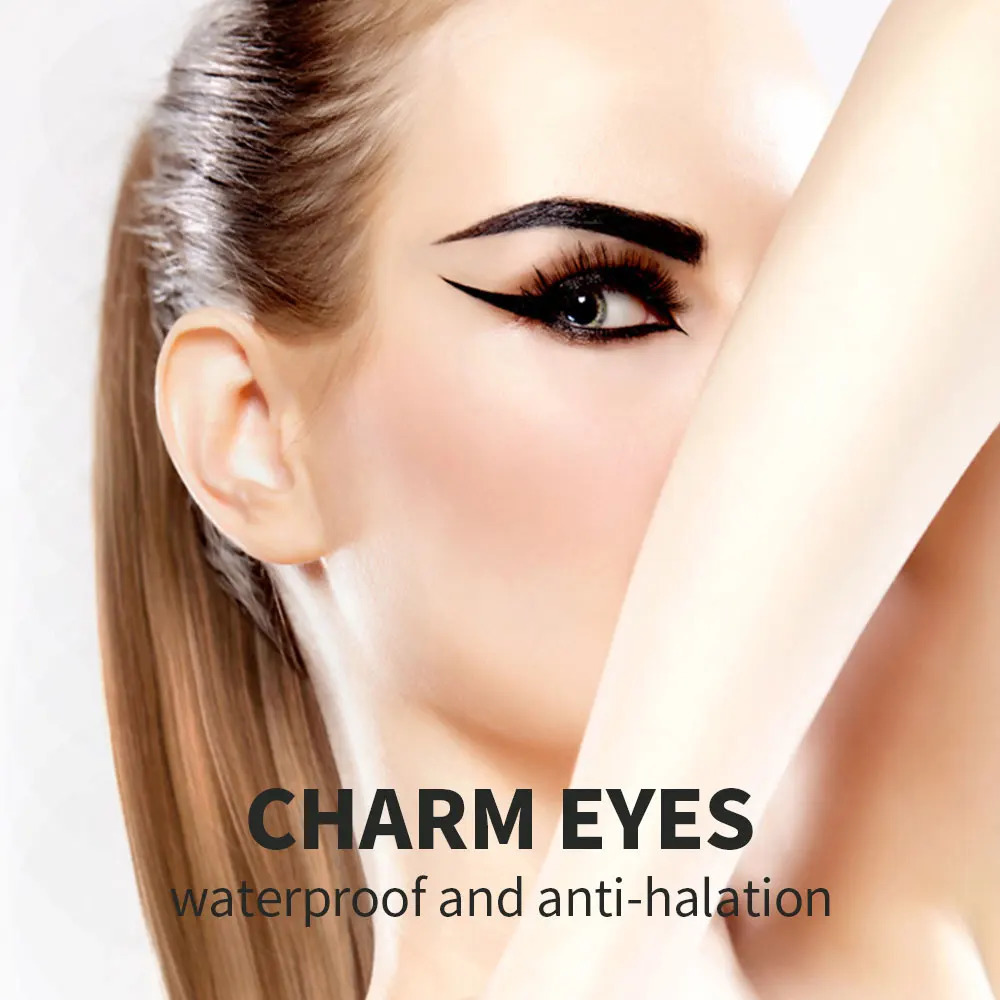 1Pc Waterproof Eyebrow Eyeliner Gel Set with BrushSmooth Long-Lasting Color for All Skin Types 250716