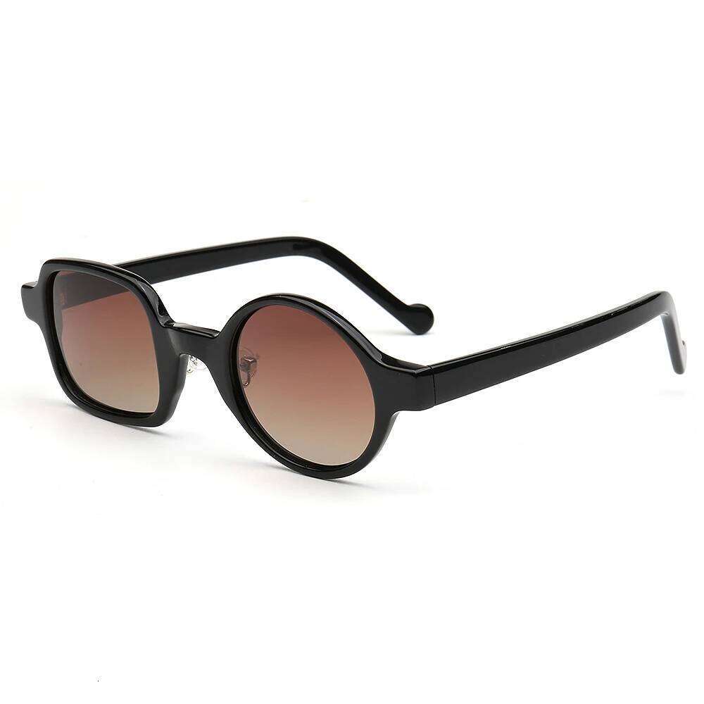 Trendy Mismatch Sunglasses Mens Women Polarized Sun Glasses Irregular UV400 Driving Frames Green Brown Fashionable Trips Fishing