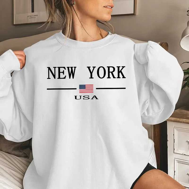 Sports Comfortable Pullover Casual Fashion Hot Sales Womens Sweatshirts Print O-Neck Tops Jogging Outdoors High Grade Clothing Z250719