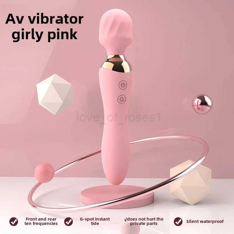 New Fun Experience Tongue Licking Electric Female Studio with the Same AV Bar Charging Flu Vibrator Masturbation Massage Supplies Z250719