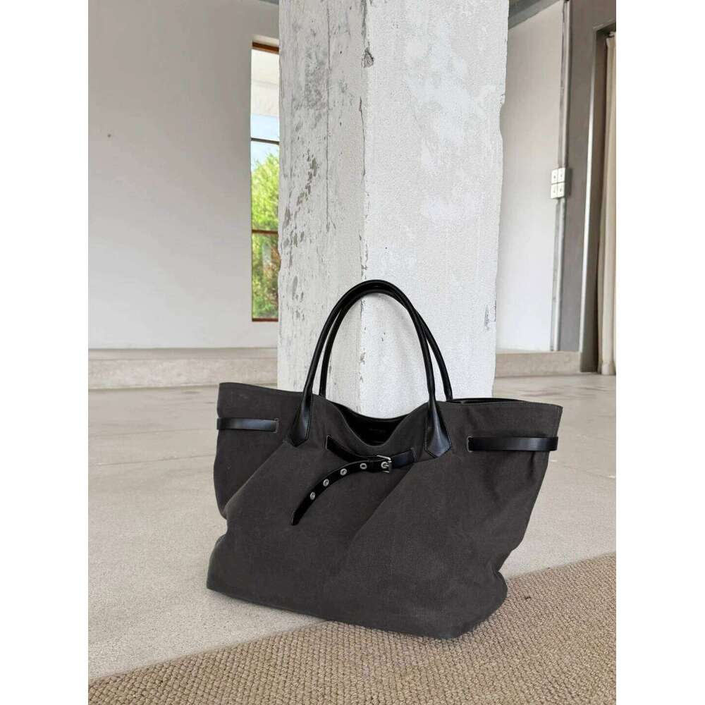 New Trendy Women S Tote Bag Light Luxury Niche High End Fashion Extra Large Casual Canvas Handbag