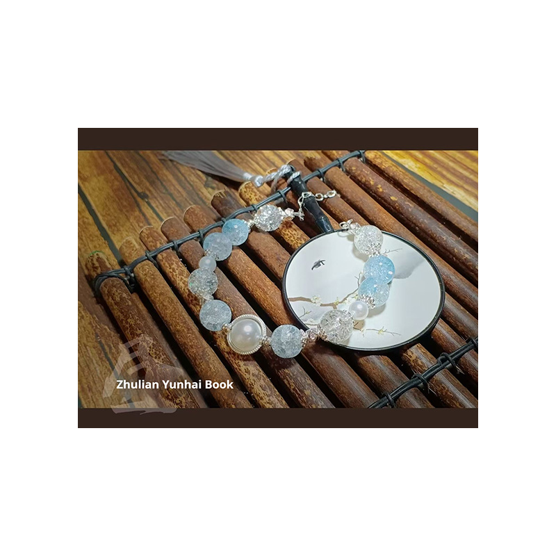 Xiling Original Design Glass Bead Bracelet - "Bead Cloud Sea" Artistic Glazed Jewelry