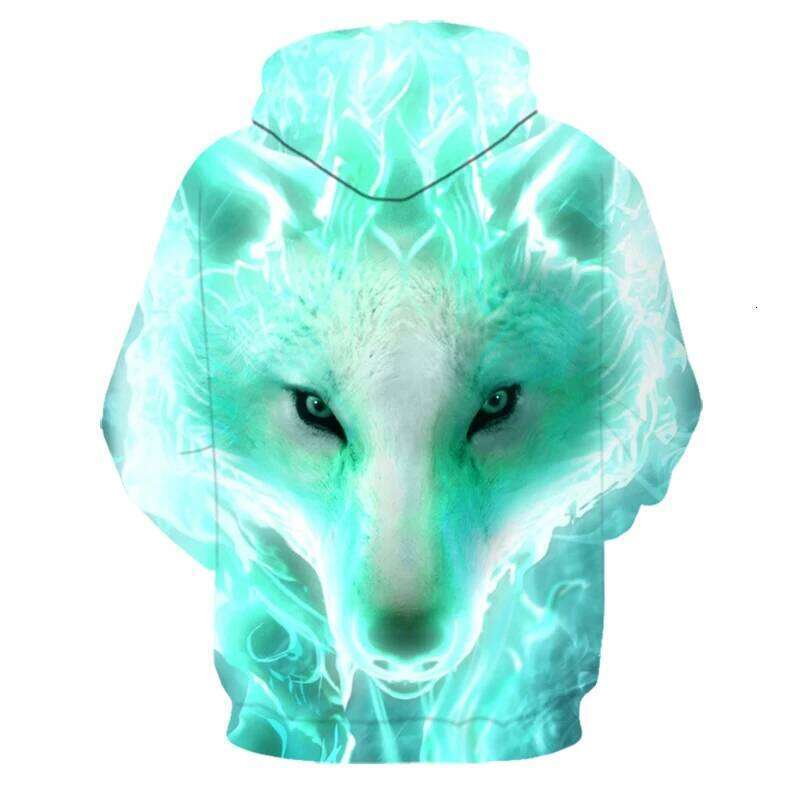 Animal Wolf 3D Printed Hooded Sweatshirts Men Women Fashion Casual Oversized Pullover Hip Hop Haruku Streetwear Hoodies