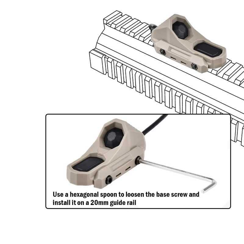 15 Surir M300 M600 Flashlight With AXON Dual Function Red Blue Switch Fits 20mm Rail Hunting Tactical Airsoft Light XJ250718