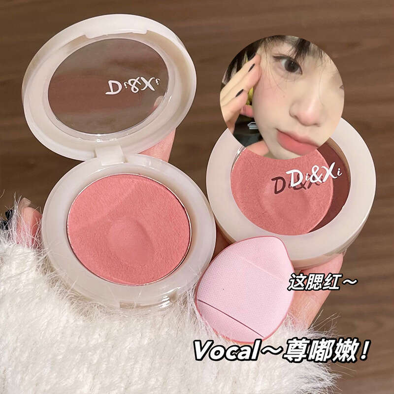 Di&Xi Peach Blossom Bobo Mousse Blush Cream Natural Color Brightening Korean Style Youthful Versatile Girl Makeup X250717 X250719