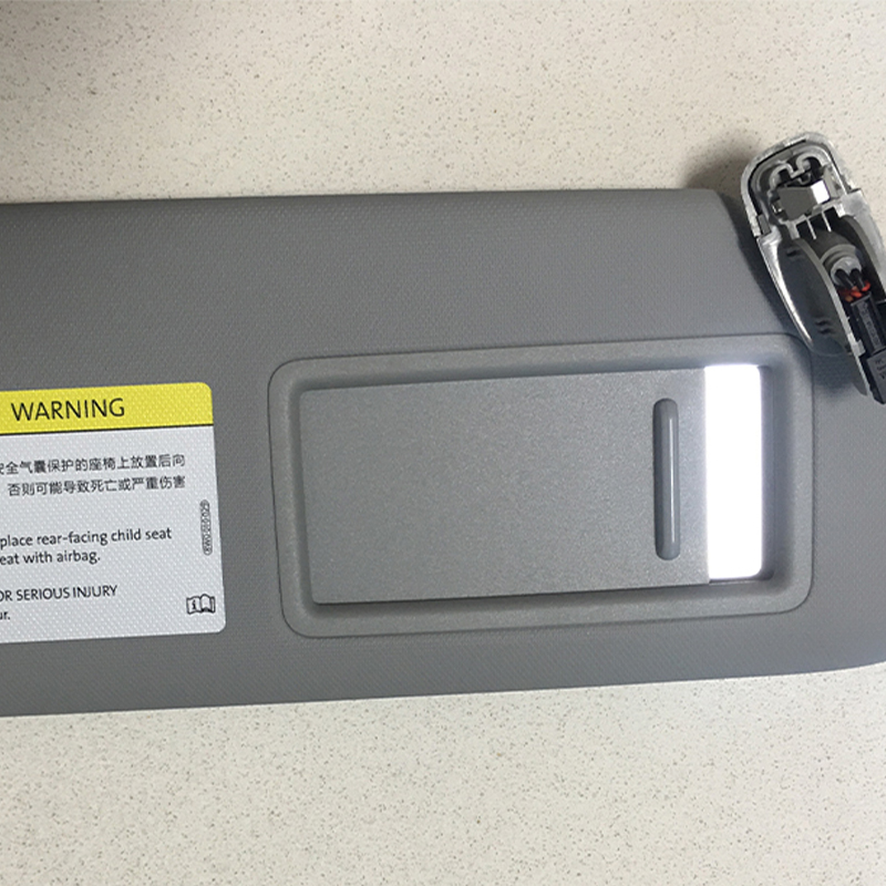 Durable Car Accessories Set: Premium Makeup Mirror & Sun Visor