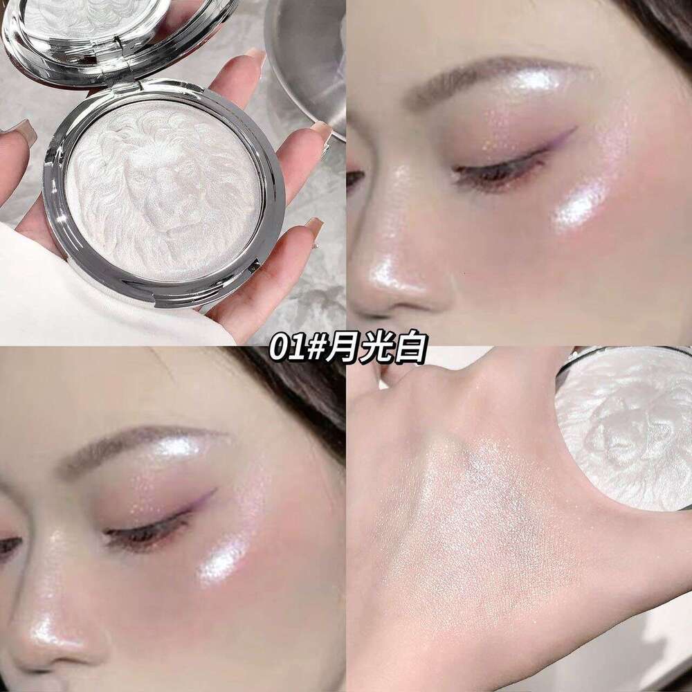 Kakashow Lion Series Powder Potato Mud Clear Atmosphere Pearl Fine Sparkling Highlight Cream Makeup X250719