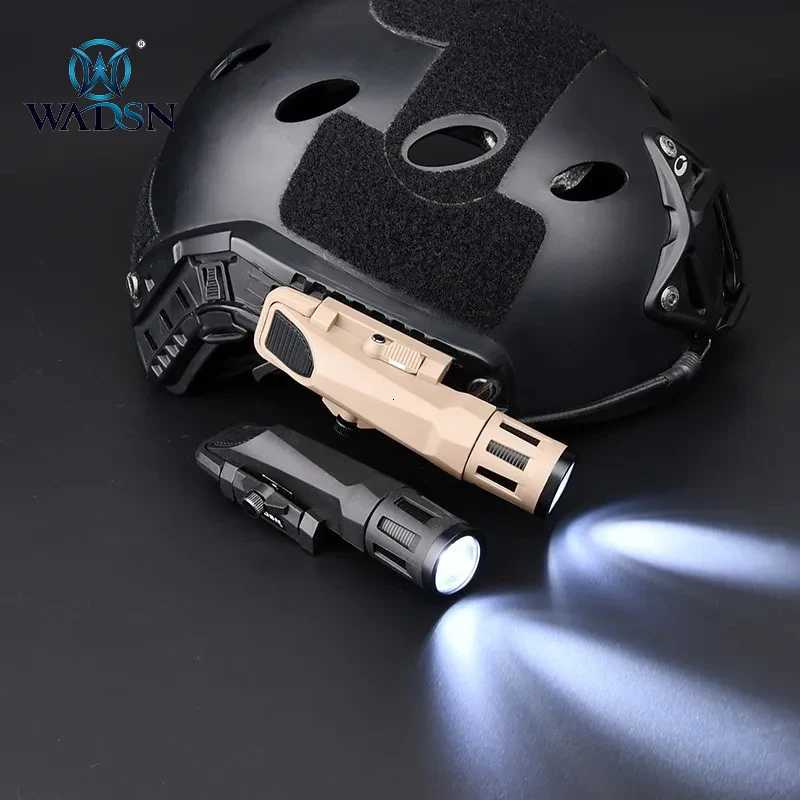 Airsoft Tactical Weapon Gun Pistol Flashlight WML X WMLX for 20mm Rail AR15 Rif Weapons Scout Light Strobe White D Lights XJ250718