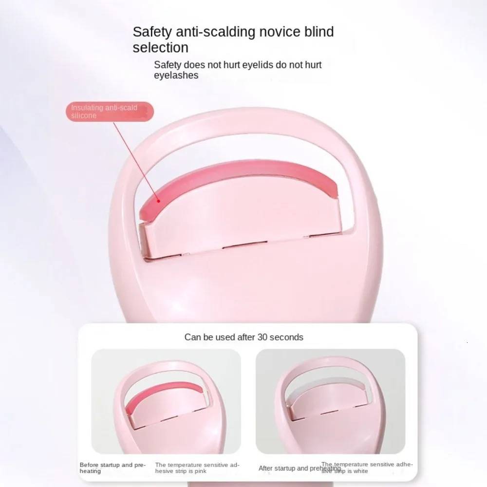 Lasting Curling Electric Eyelash Curler with 3 Temperature Fast Heating Heated Eye Lash Curlers Safe Control Comfortable Grip 250716