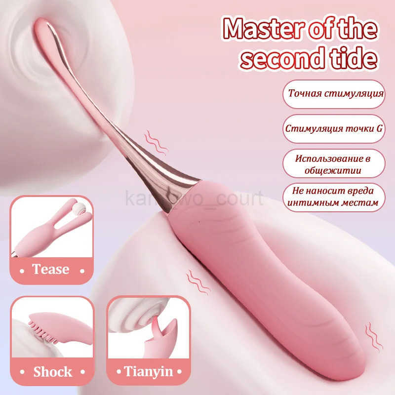 Female Sex Toy Vibrator Rabbit Nipple Vibrator USB Rechargeable Waterproof G-Spot Clitoral Stimulation Vibrator Sex Shops M250719