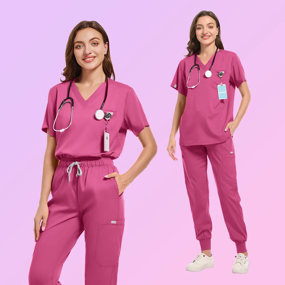 Factory Wholesale Uniform Woman Top With Skirt Scrubs s Big Sizes Clinical Stitch Unisex 250715