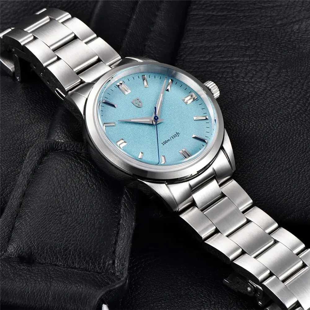 2024 New PAGANI DESIGN 38mm Mens Quartz Watches Stainless Steel AR Coating Sapphire VH31 Business Sports Watches for Men W250718