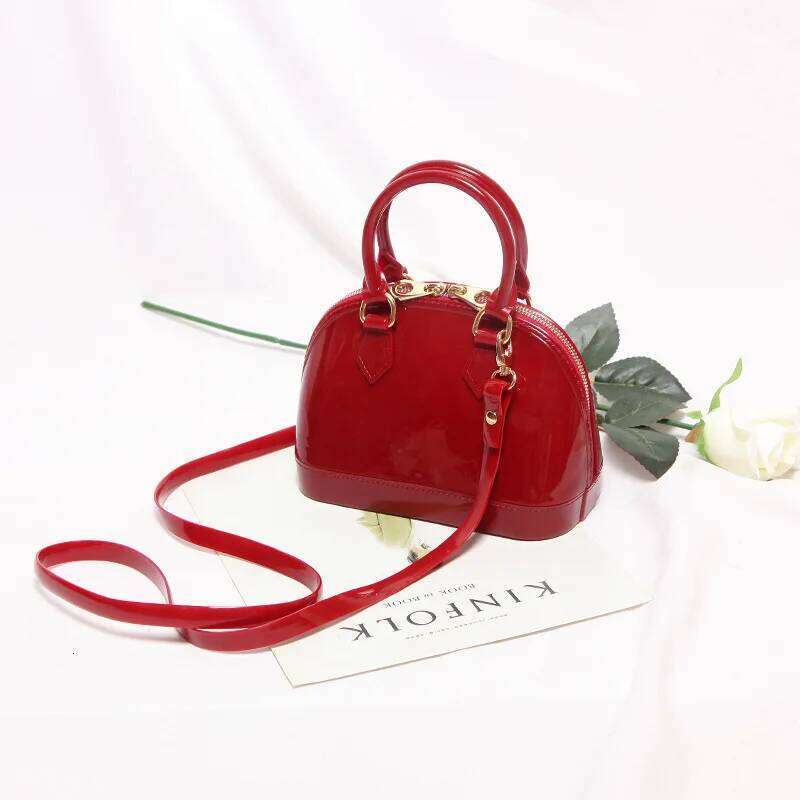 Designer Bag Popular Casual Transparent Candy Jelly Mini Shoulder Crossbody Portable Zipper Women's Small Bag, Hand Bags