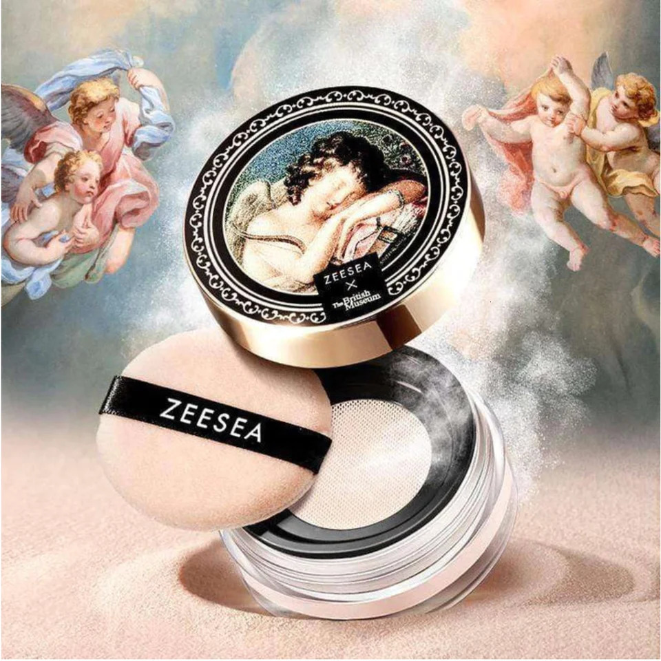 ZEESEA Angel Cupid Oil-Control Loose Powder Soft Loose Powder Women Cosmetics Oil-Control Waterproof Makeup 250716