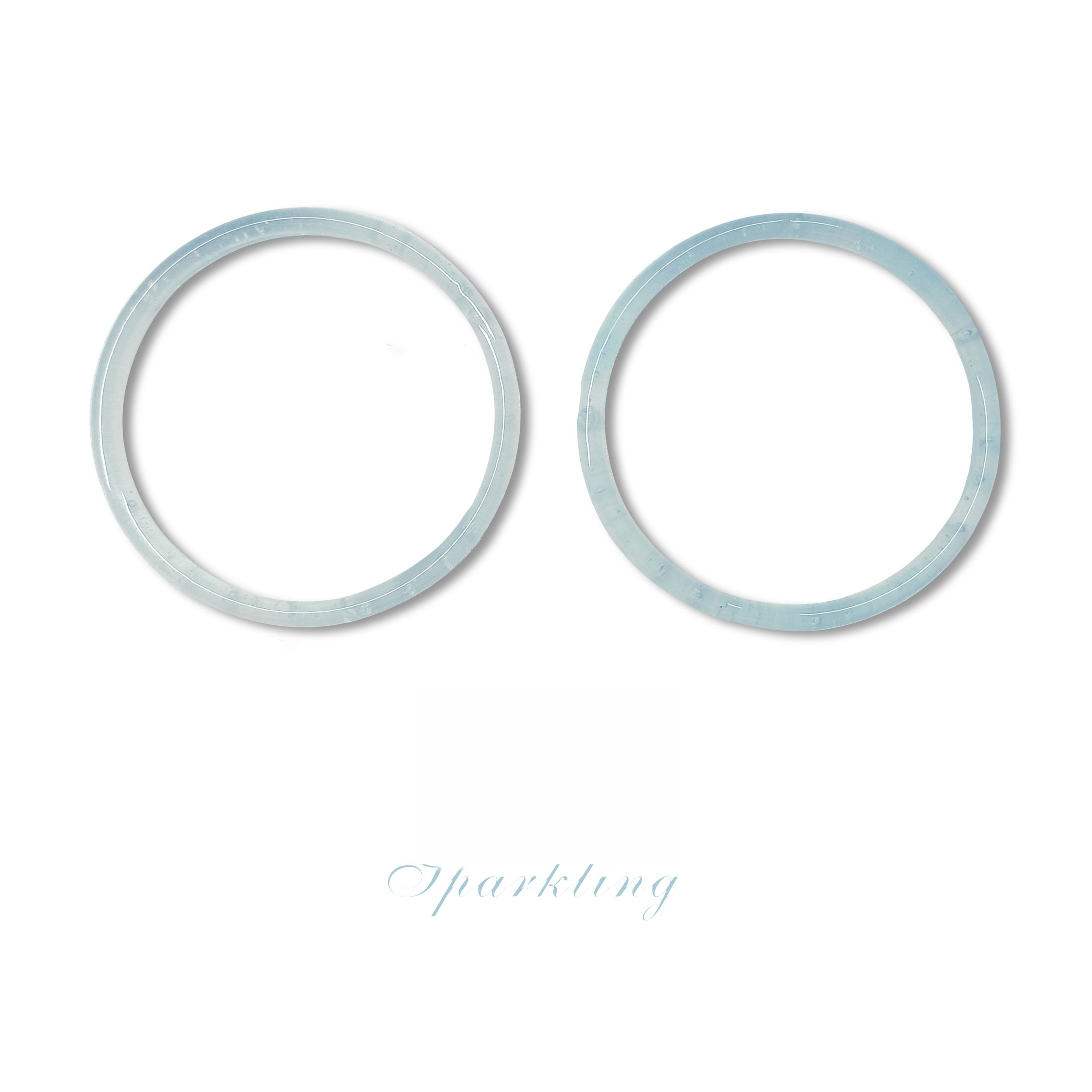 Xiling Original Design "Jingling Bells, Clear Sky" Glazed Glass Artistic Jewelry