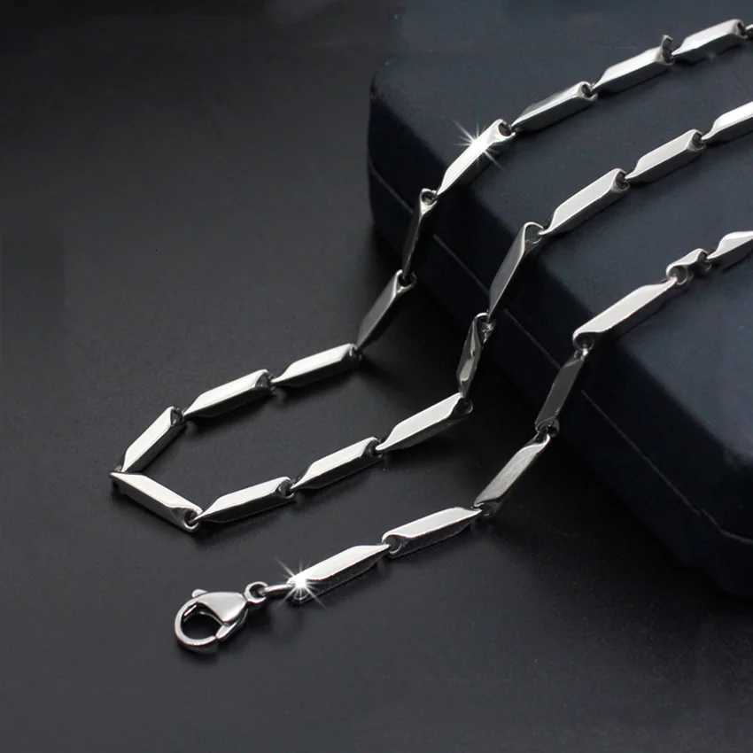 Fashion High-end New Titanium Steel Necklace Melon Chain Stainless Steel Chain Men And Women Fashion Necklace Gift Hot Sale W250718