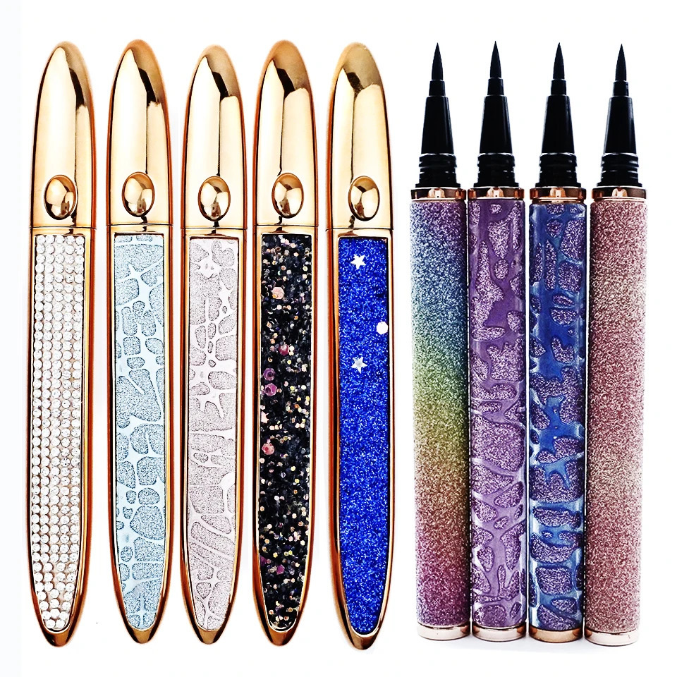 RED SIREN Eyeliner Wholesale 5/10/20/30/40/50pcs / lot Black Eyeliner Lash Glue Pen Makeup Liquid Eyeliner 250716