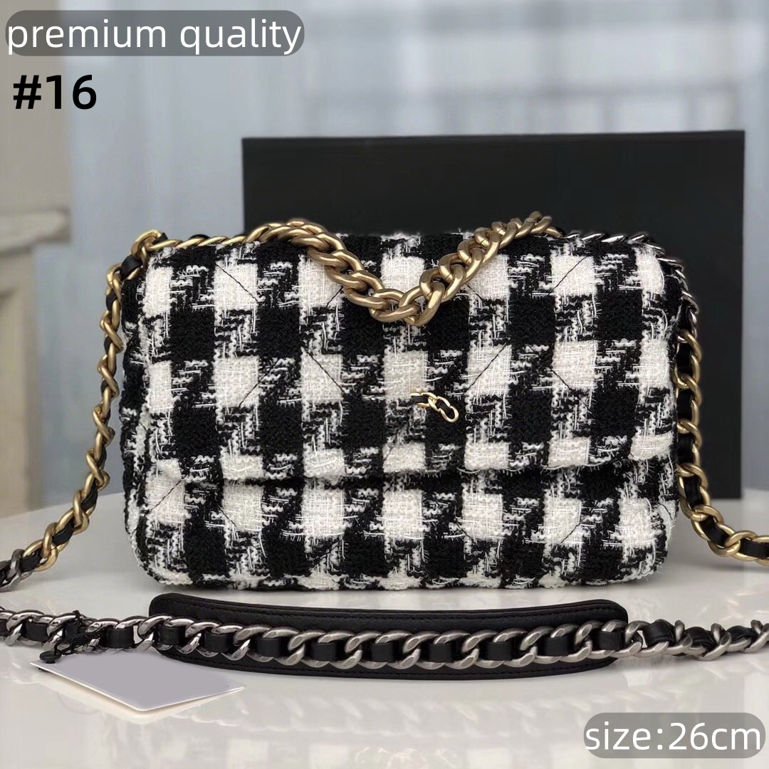 (Order by pic in opt, not by desc) Fashion Women Designer Handbags Designer Classic Sheepskin Shoulder Crossbody Bags Chain Bag Women Square Handbags