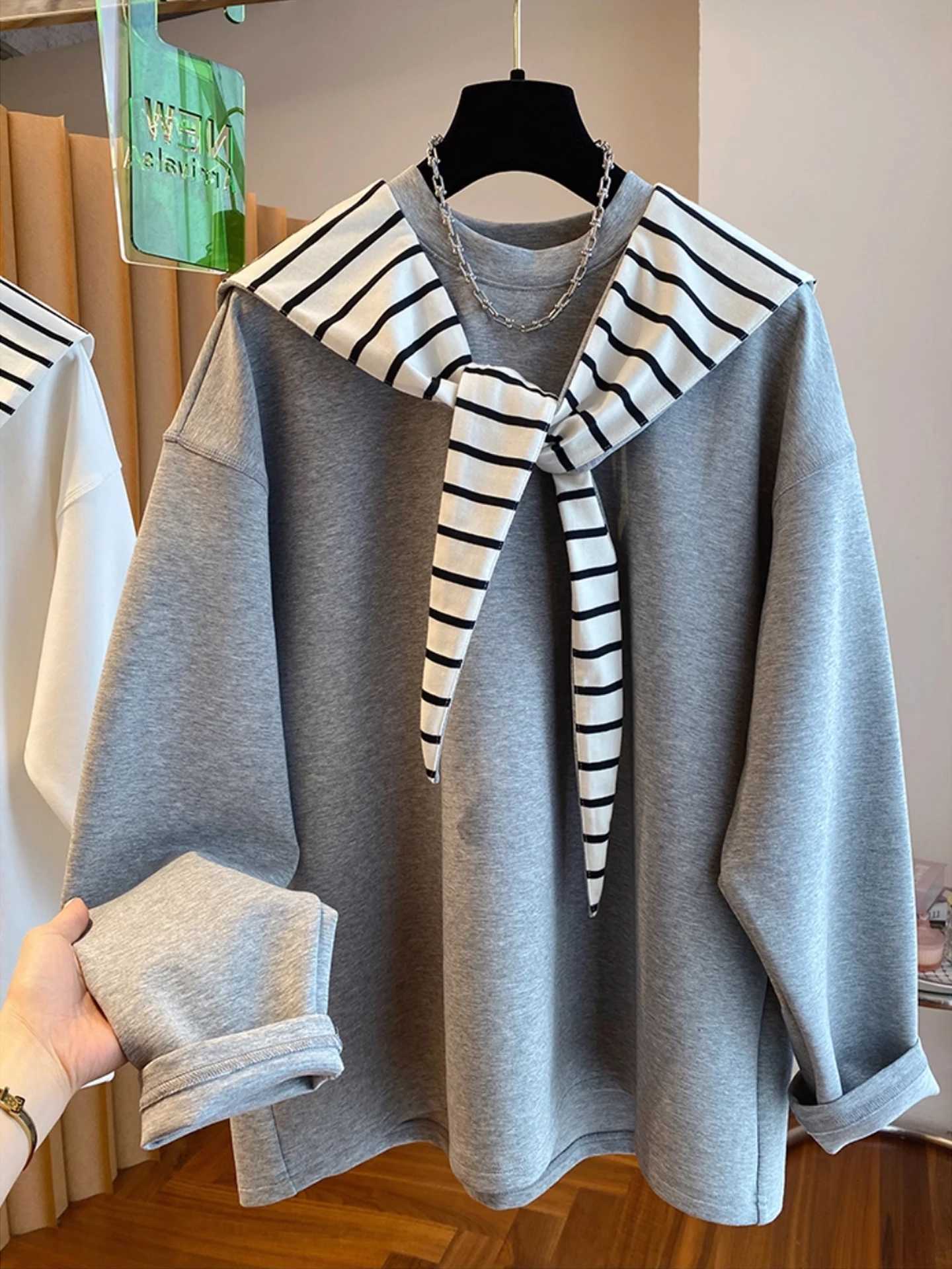 Women Loose Half Zip Hoodie Fashion Oversized Hoodies Casual Versatile Lazy Style Long Sleeve Sweatshirt Autumn Winter New Z250719