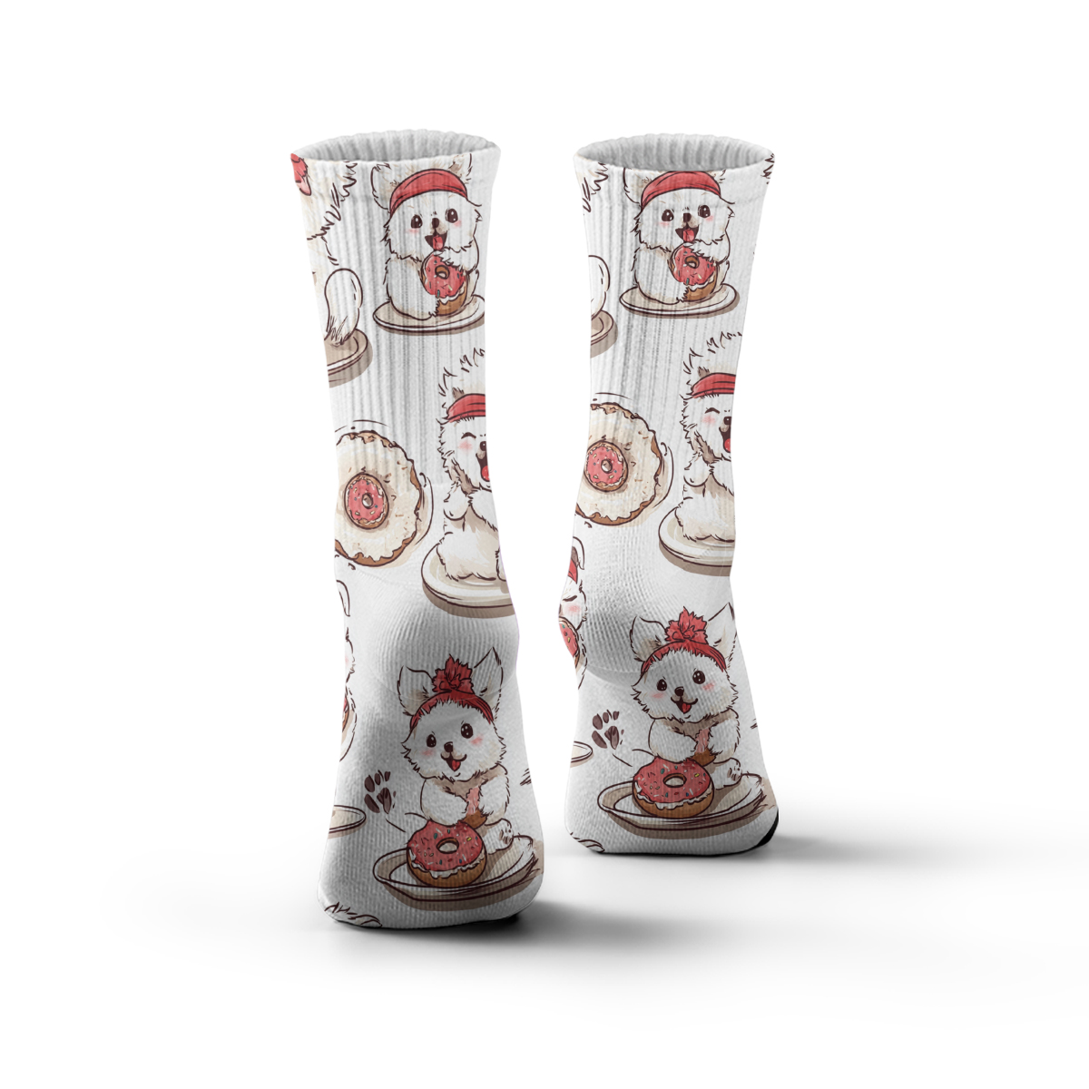 Cute Donut - Loving Pets Unisex Tube Sock C065