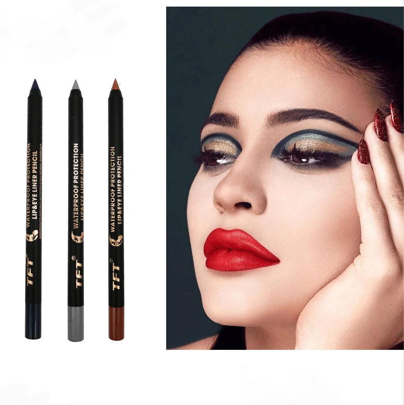 Long Lasting Eyeliner Pencil Colourful Pigment Waterproof Blue Black White Color Gel Eye Liner Pen Makeup Eye Beauty Cosmetics 250717